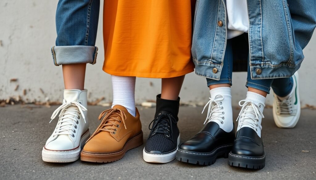 sneakers that goes well with oversized tshirt