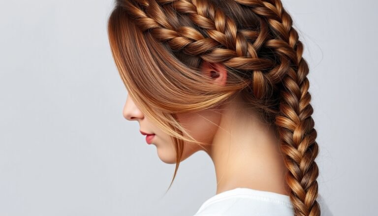 how to braid hair with layer