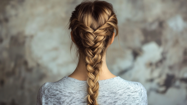 fish tail braid hair