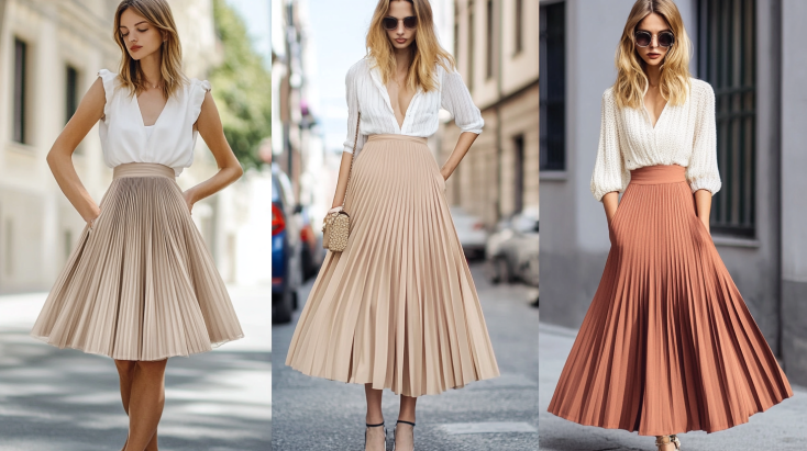 pleated skirt